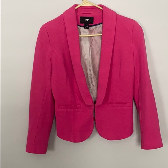 H&M Jackets & Blazers - H & M Hot Pink Blazer